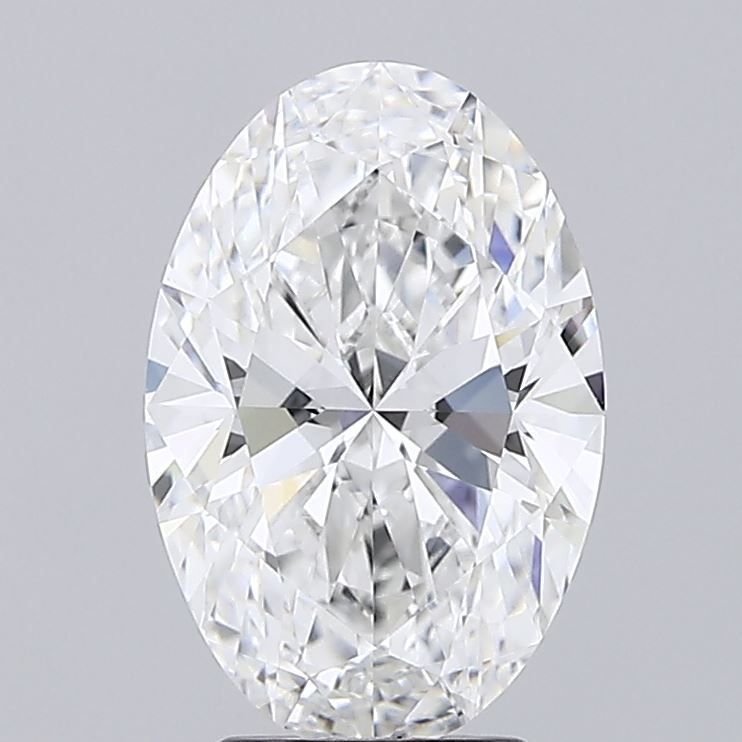 Lab-Grown Oval Diamond - 3.02 Carats, E Color, VVS2 Clarity - Certified by IGI - Report Number: LG719549016
