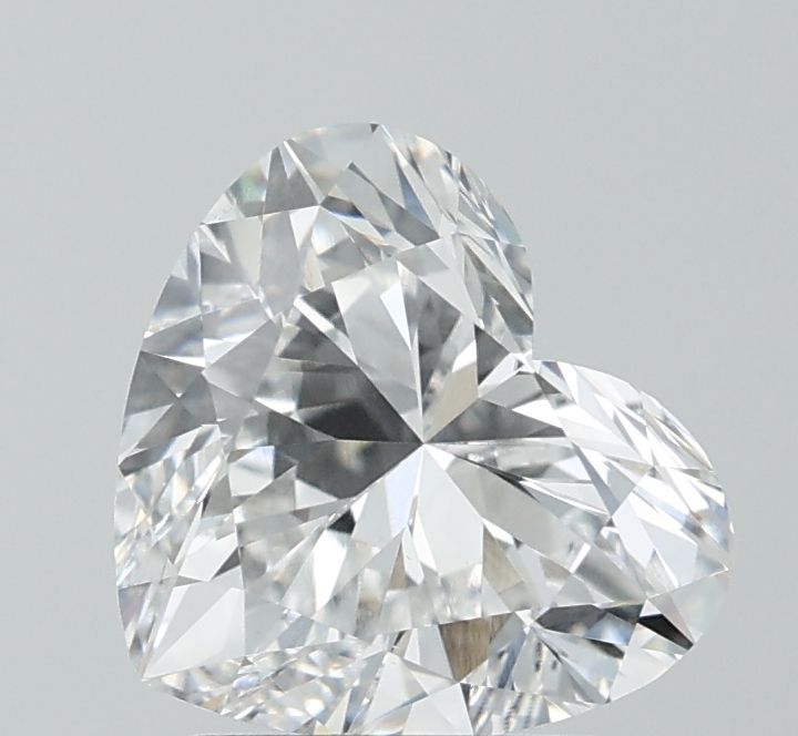Lab-Grown Heart Diamond - 2.5 Carats, E Color, VS1 Clarity - Certified by IGI - Report Number: LG689520938