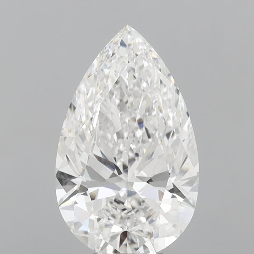 Lab-Grown Pear Diamond - 6.03 Carats, E Color, VS1 Clarity - Certified by IGI - Report Number: LG719532628