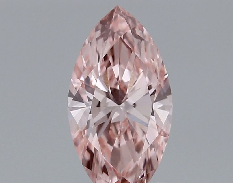 Lab-Grown Marquise Diamond - 1.05 Carats, Fancy Vivid Pink Color, VS1 Clarity - Certified by IGI - Report Number: LG669450470
