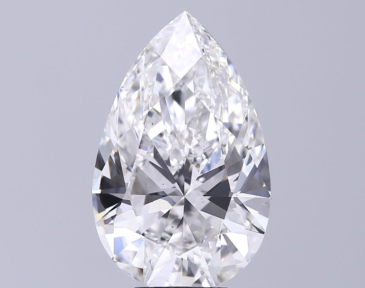 Lab-Grown Pear Diamond - 7.5 Carats, F Color, VS1 Clarity - Certified by IGI - Report Number: LG655463011