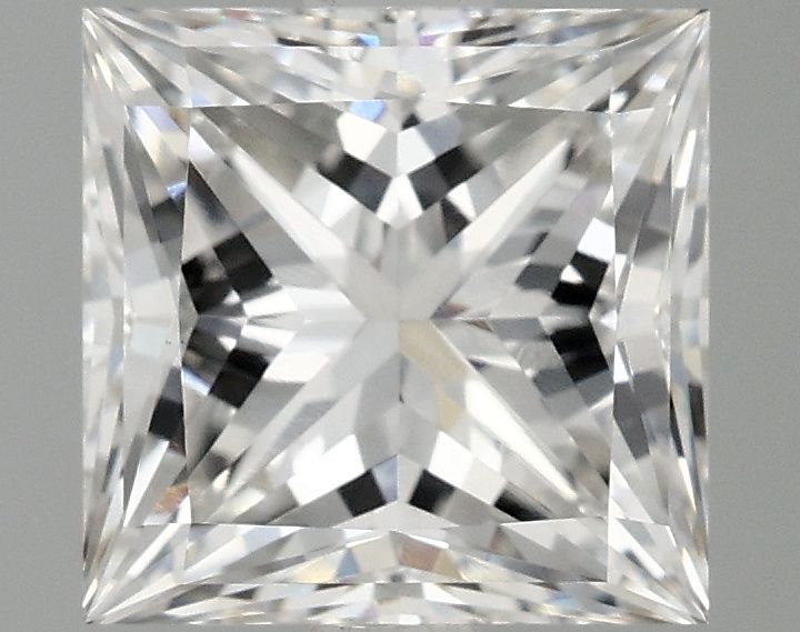 Lab-Grown Princess Diamond - 2.09 Carats, F Color, VVS2 Clarity - Certified by IGI - Report Number: LG687552667
