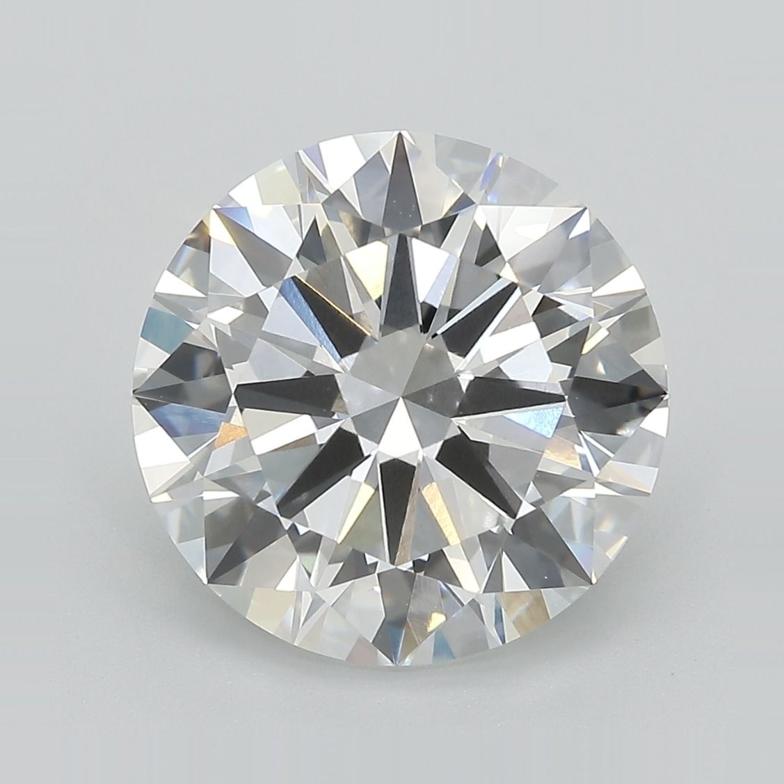Lab-Grown Round Diamond - 7.02 Carats, F Color, VVS2 Clarity - Certified by IGI - Report Number: LG689531513