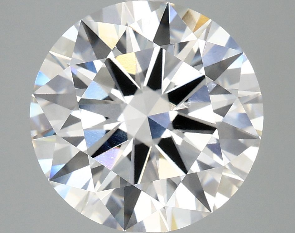 Lab-Grown Round Diamond - 4.91 Carats, F Color, VS1 Clarity - Certified by IGI - Report Number: LG694575044
