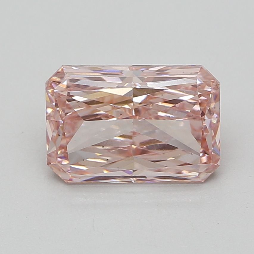Lab-Grown Radiant Diamond - 3.5 Carats, Fancy Intense Pink Color, VS2 Clarity - Certified by IGI - Report Number: LG687591014