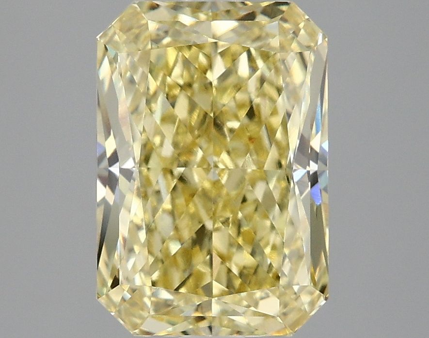 Lab-Grown Radiant Diamond - 3.06 Carats, Fancy Intense Yellow Color, VVS2 Clarity - Certified by IGI - Report Number: LG683520283