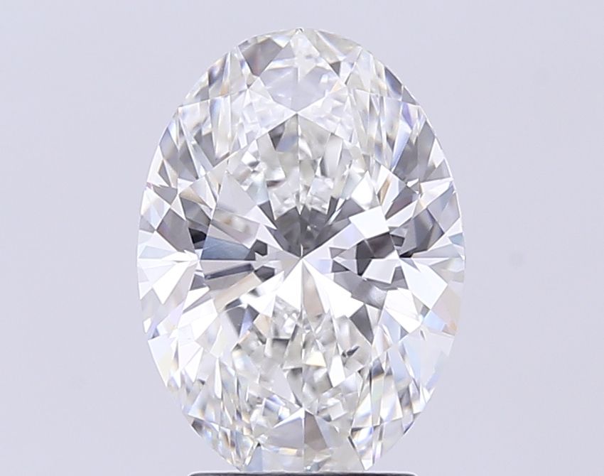 Lab-Grown Oval Diamond - 3.52 Carats, F Color, VVS2 Clarity - Certified by IGI - Report Number: LG719549399