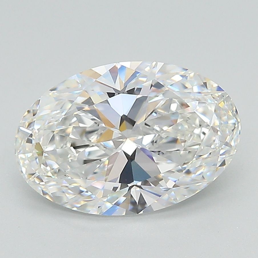 Lab-Grown Oval Diamond - 2.54 Carats, E Color, VVS2 Clarity - Certified by GIA - Report Number: 7498771831