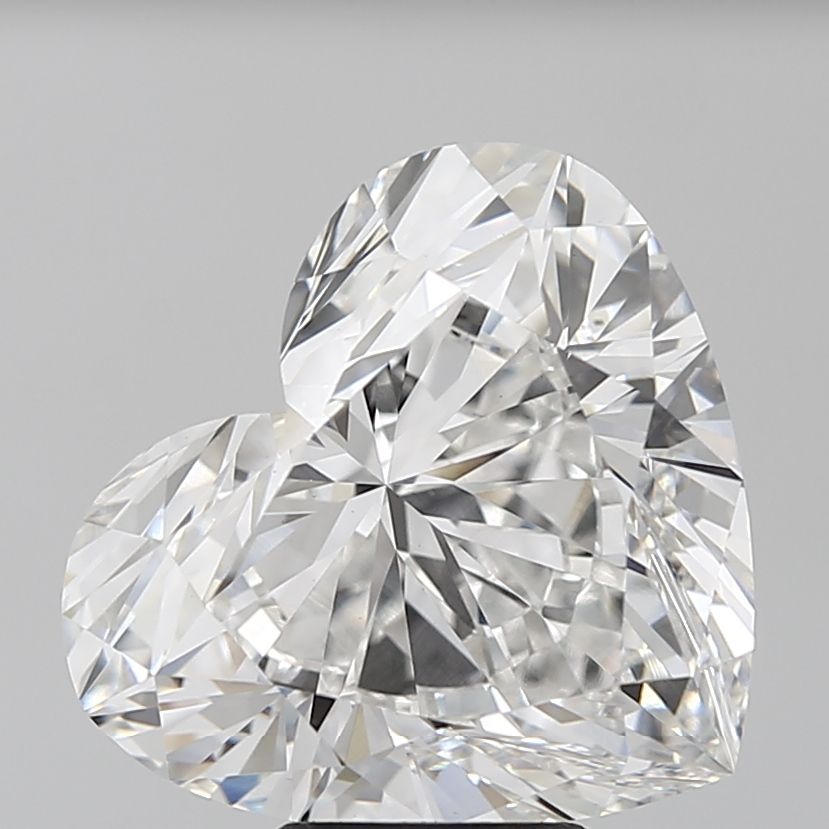 Lab-Grown Heart Diamond - 7.02 Carats, F Color, VVS2 Clarity - Certified by IGI - Report Number: LG662451742