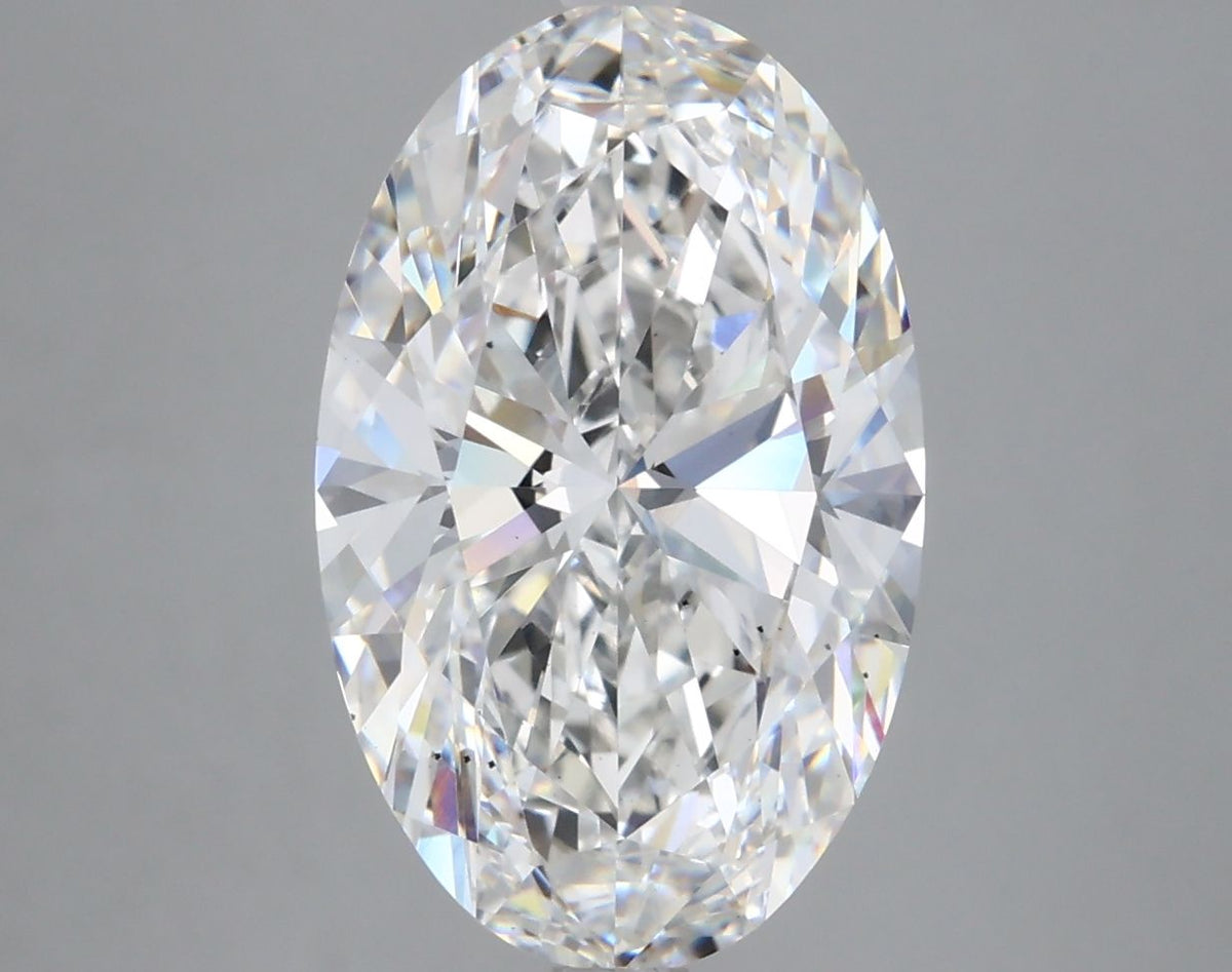Lab-Grown Oval Diamond - 4.87 Carats, F Color, VS2 Clarity - Certified by IGI - Report Number: LG604398370
