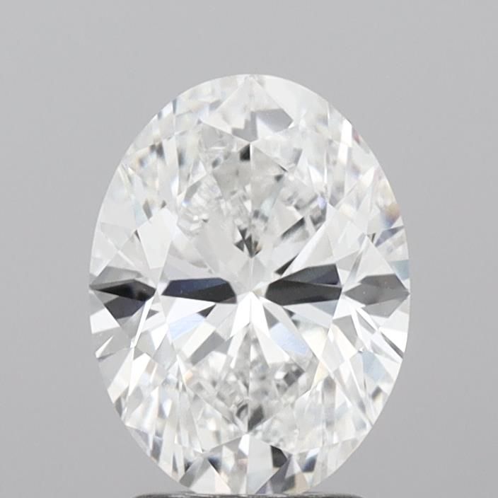 Lab-Grown Oval Diamond - 2.5 Carats, E Color, VVS2 Clarity - Certified by IGI - Report Number: LG685541034