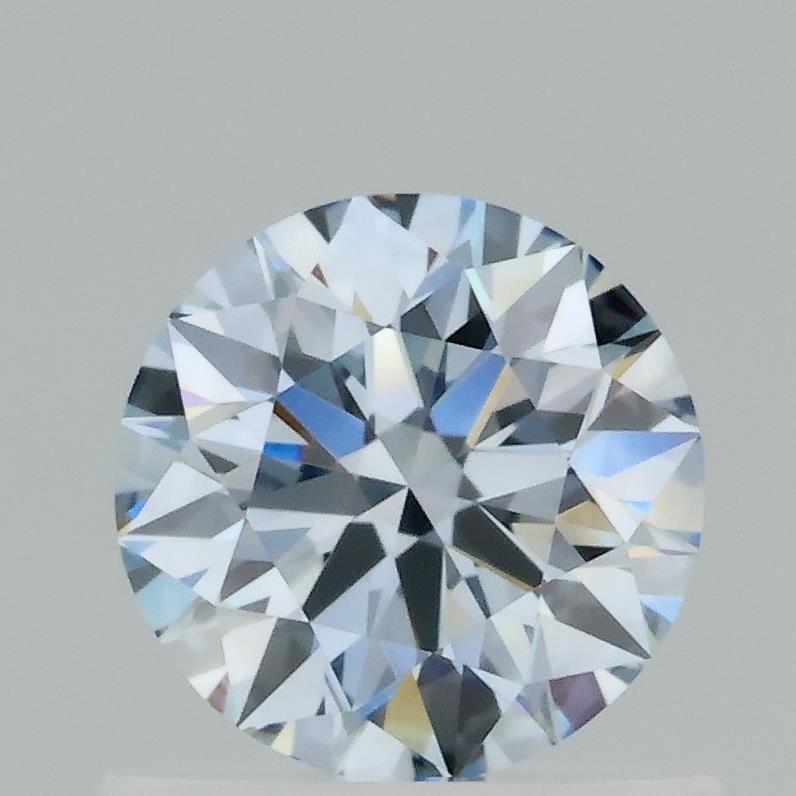 Lab-Grown Round Diamond - 0.7 Carats, Fancy Blue Color, VVS2 Clarity - Certified by IGI - Report Number: LG687532964