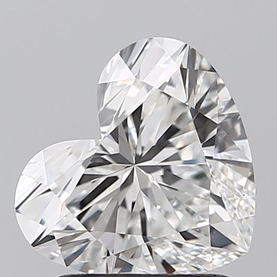 Lab-Grown Heart Diamond - 1.53 Carats, D Color, VVS2 Clarity - Certified by IGI - Report Number: LG621480372