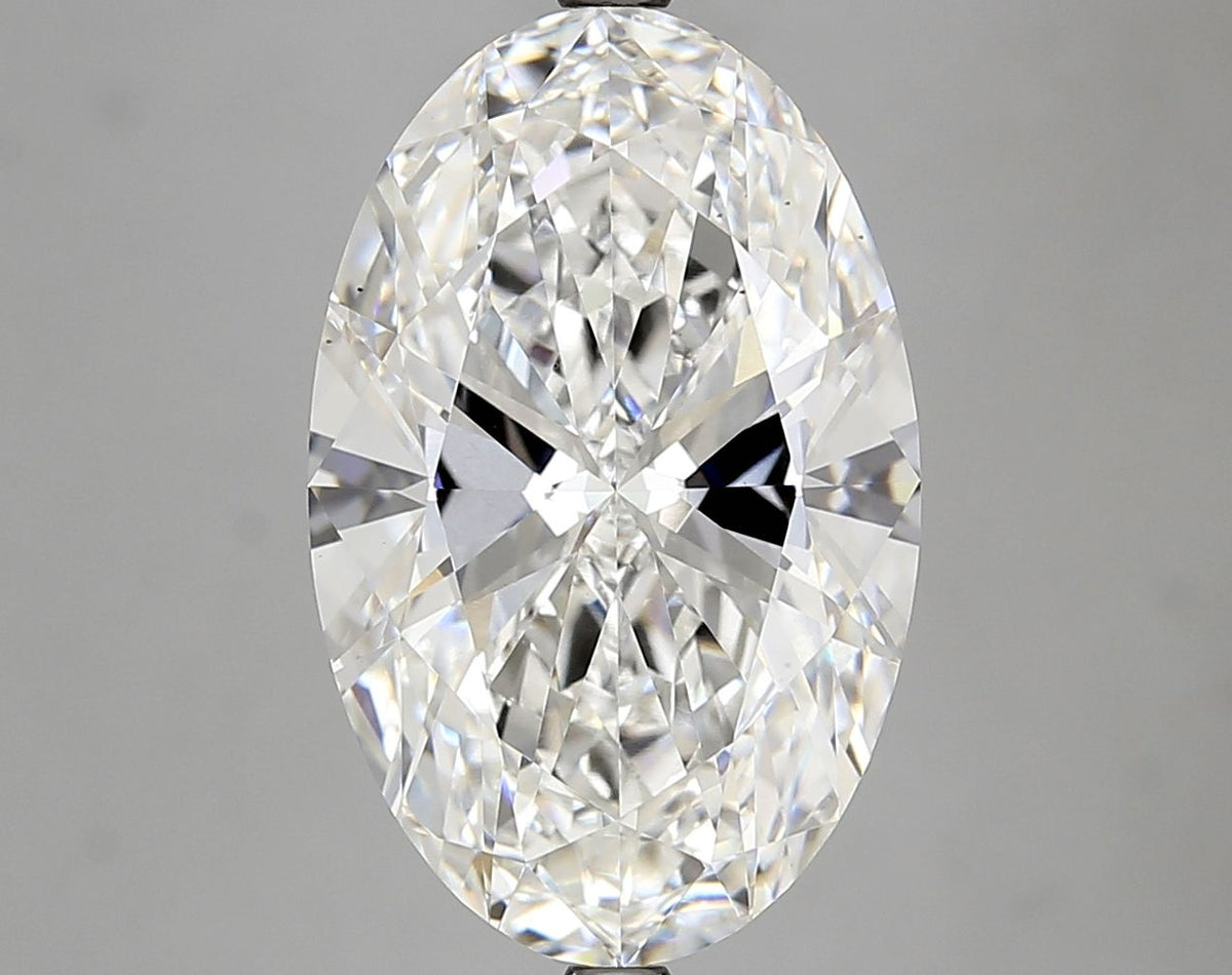 Lab-Grown Oval Diamond - 7.09 Carats, F Color, VS1 Clarity - Certified by IGI - Report Number: LG713598872
