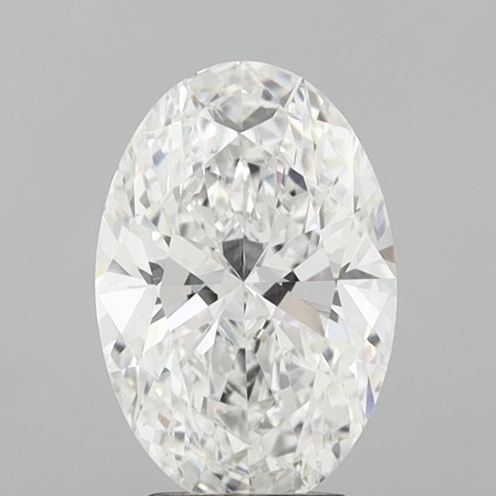 Lab-Grown Oval Diamond - 3.02 Carats, E Color, VS1 Clarity - Certified by IGI - Report Number: LG719516510