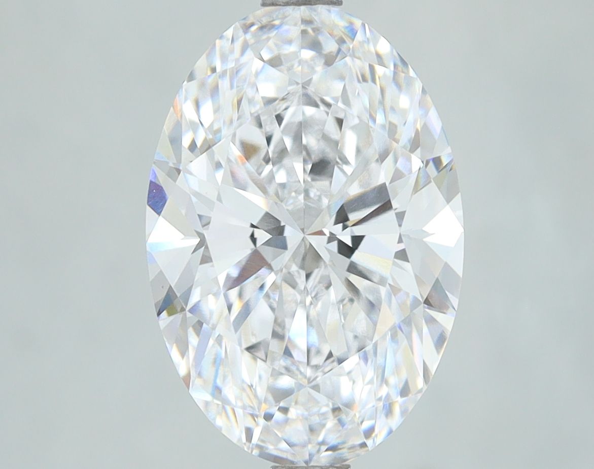 Lab-Grown Oval Diamond - 3.54 Carats, D Color, VVS2 Clarity - Certified by IGI - Report Number: LG675591927