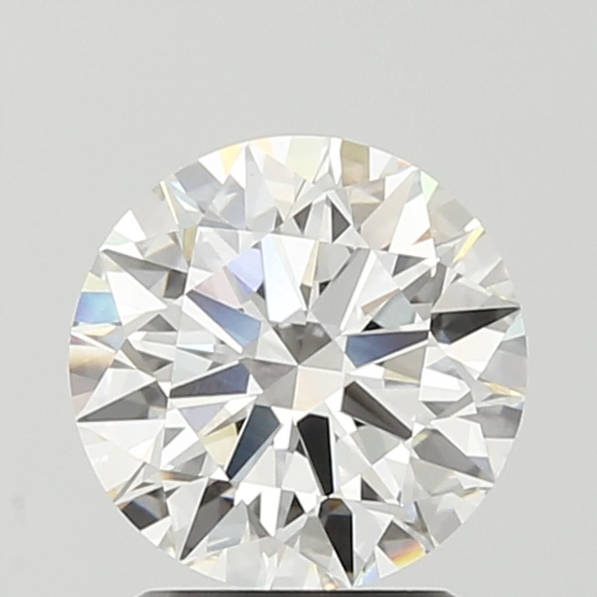 Lab-Grown Round Diamond - 2.01 Carats, F Color, VVS2 Clarity - Certified by IGI - Report Number: LG694504054