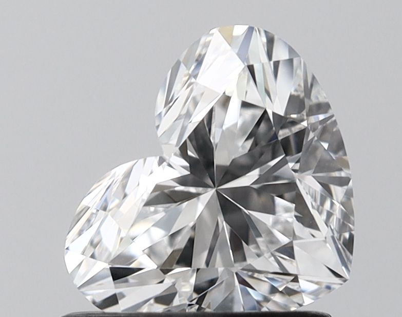 Lab-Grown Heart Diamond - 0.97 Carats, D Color, VVS2 Clarity - Certified by IGI - Report Number: LG700569844