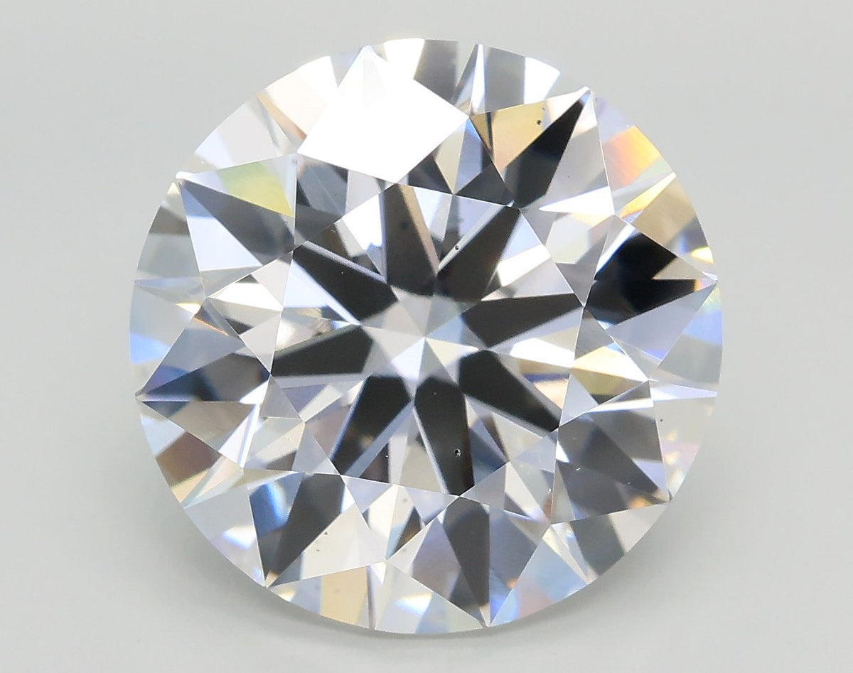 Lab-Grown Round Diamond - 8.03 Carats, E Color, VS2 Clarity - Certified by IGI - Report Number: LG675570738