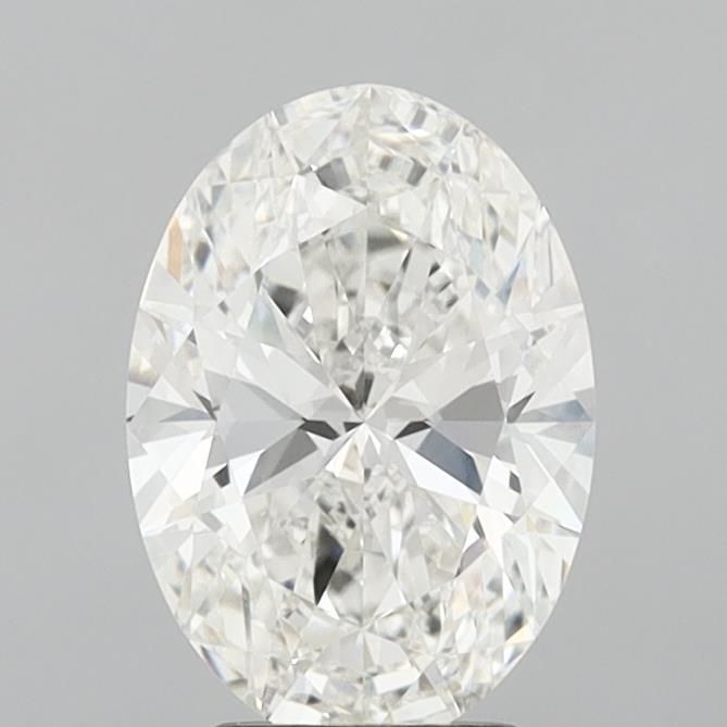 Lab-Grown Oval Diamond - 3.0 Carats, F Color, VVS2 Clarity - Certified by IGI - Report Number: LG715508362