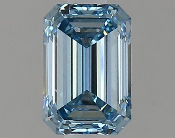 Lab-Grown Emerald Diamond - 1.02 Carats, Fancy Vivid Blue Color, VS1 Clarity - Certified by IGI - Report Number: LG633474230