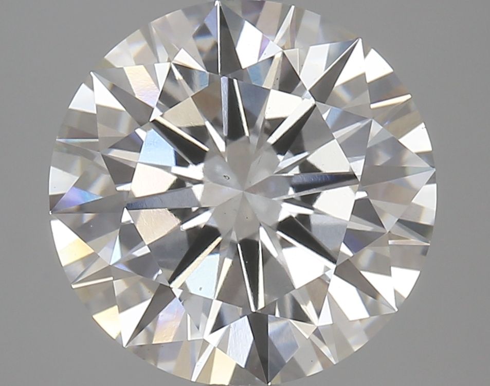 Lab-Grown Round Diamond - 3.95 Carats, F Color, VS2 Clarity - Certified by IGI - Report Number: LG616422866