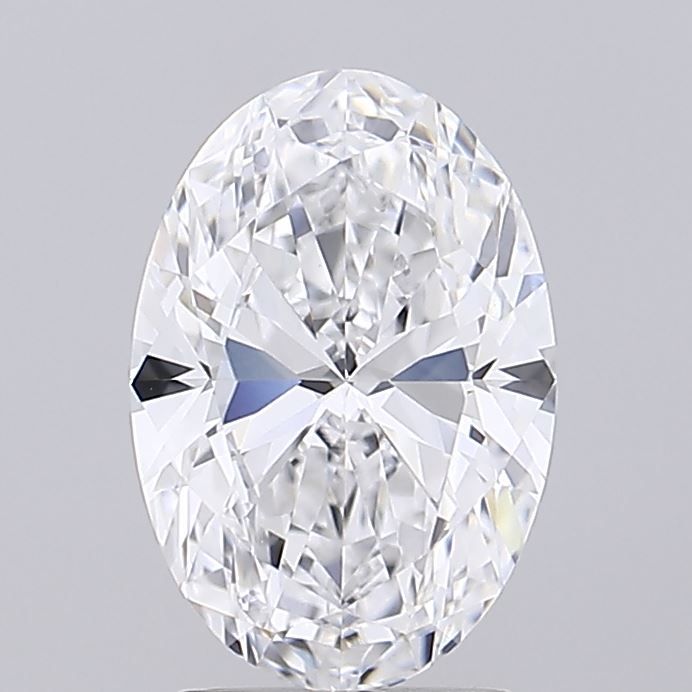 Lab-Grown Oval Diamond - 2.56 Carats, D Color, VVS2 Clarity - Certified by IGI - Report Number: LG694526246