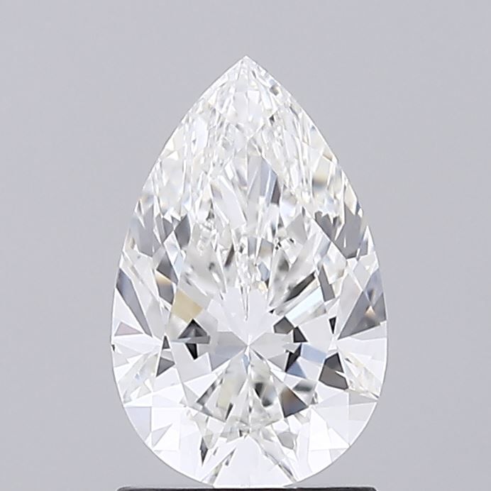 Lab-Grown Pear Diamond - 1.5 Carats, E Color, VS2 Clarity - Certified by IGI - Report Number: LG674558296