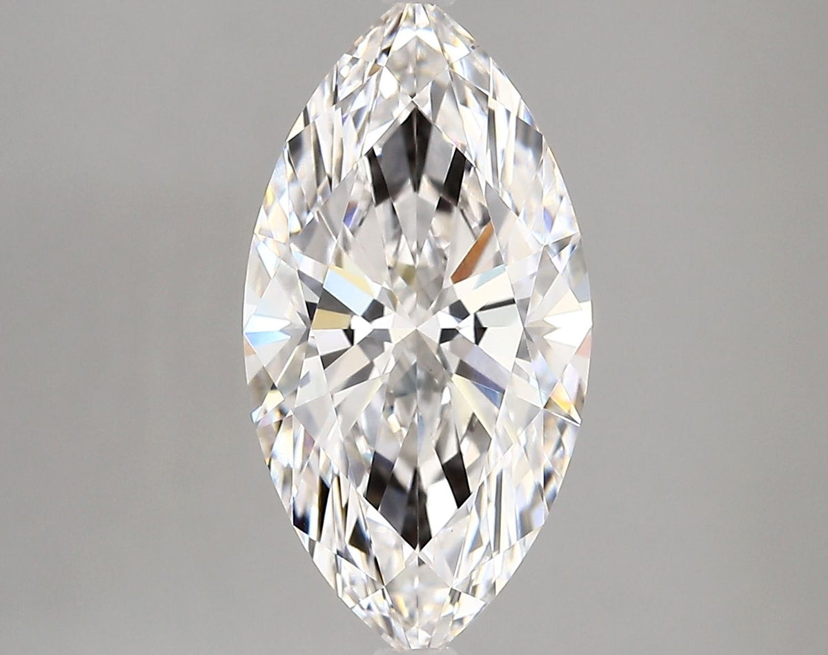 Lab-Grown Marquise Diamond - 3.47 Carats, F Color, VVS2 Clarity - Certified by IGI - Report Number: LG678527763