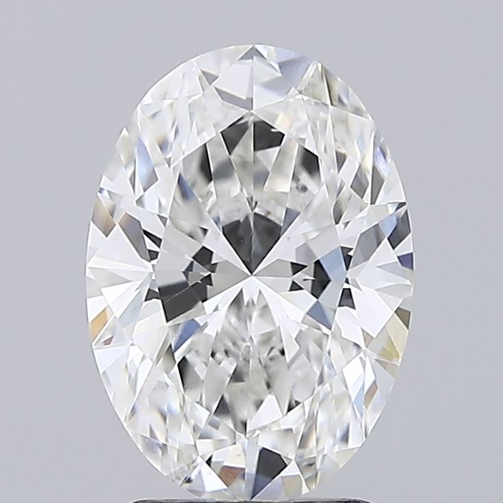 Lab-Grown Oval Diamond - 2.06 Carats, F Color, VVS2 Clarity - Certified by IGI - Report Number: LG719534437