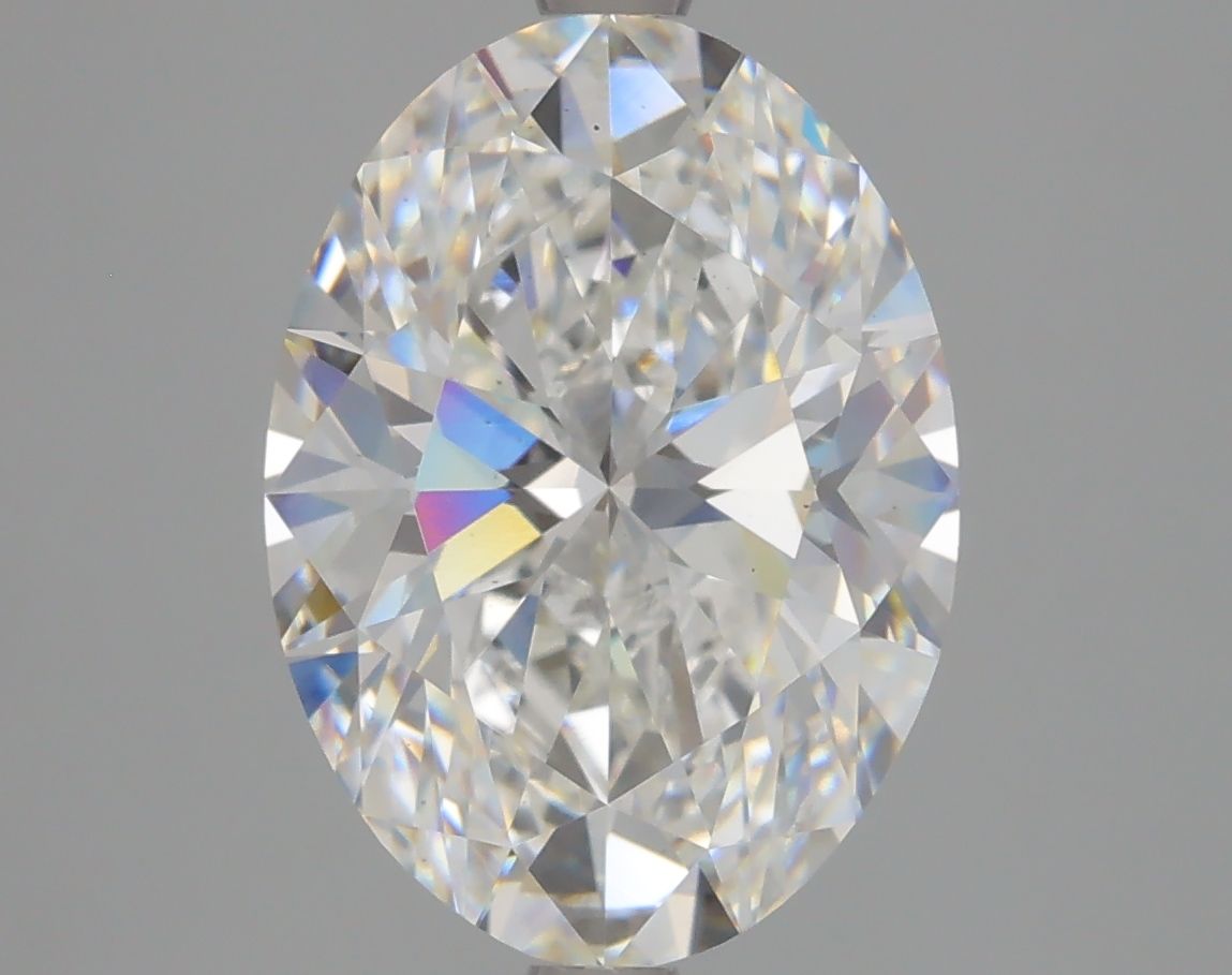 Lab-Grown Oval Diamond - 4.8 Carats, F Color, VS2 Clarity - Certified by IGI - Report Number: LG604314159