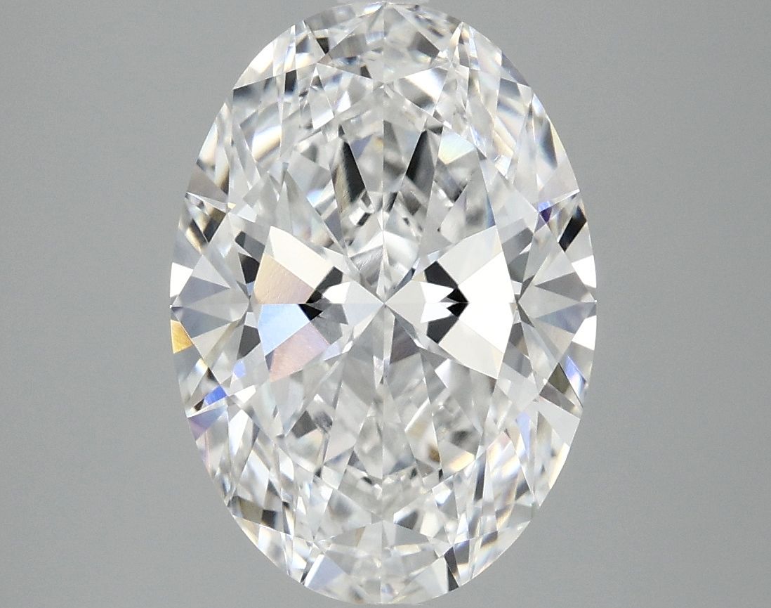 Lab-Grown Oval Diamond - 4.03 Carats, E Color, VVS2 Clarity - Certified by IGI - Report Number: LG696535164