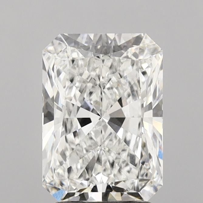 Lab-Grown Radiant Diamond - 2.55 Carats, E Color, VVS2 Clarity - Certified by IGI - Report Number: LG680534326