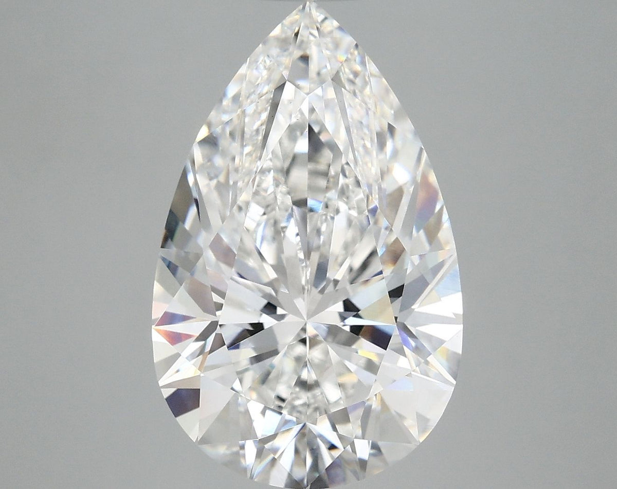 Lab-Grown Pear Diamond - 6.03 Carats, E Color, VS1 Clarity - Certified by IGI - Report Number: LG698551584