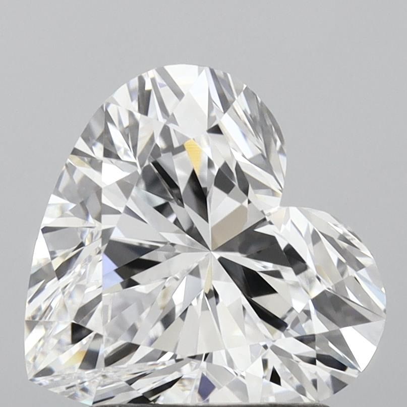 Lab-Grown Heart Diamond - 2.04 Carats, D Color, VVS2 Clarity - Certified by IGI - Report Number: LG669480363