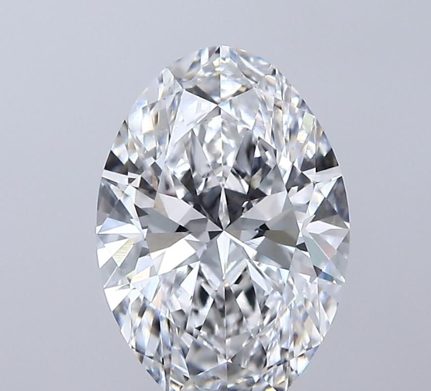 Lab-Grown Oval Diamond - 2.54 Carats, E Color, VVS2 Clarity - Certified by IGI - Report Number: LG713504505