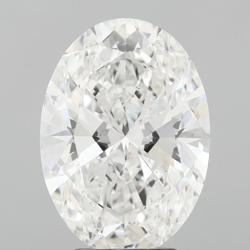 Lab-Grown Oval Diamond - 3.54 Carats, E Color, VS2 Clarity - Certified by IGI - Report Number: LG717585614