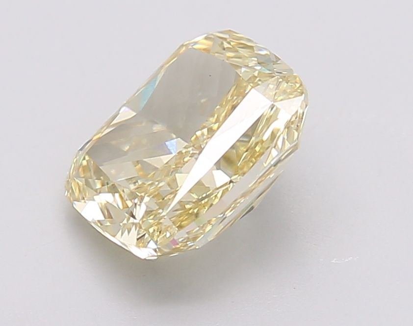 Lab-Grown Cushion Diamond - 2.56 Carats, Fancy Intense Yellow Color, VS1 Clarity - Certified by IGI - Report Number: LG603370457