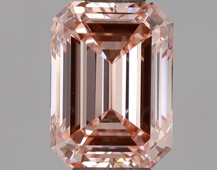 Lab-Grown Emerald Diamond - 1.0 Carats, Fancy Intense Pink Color, VS1 Clarity - Certified by IGI - Report Number: LG685535320