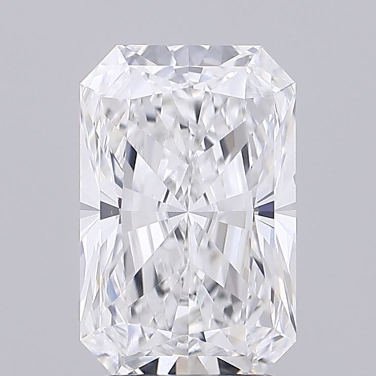 Lab-Grown Radiant Diamond - 2.51 Carats, E Color, VVS2 Clarity - Certified by IGI - Report Number: LG689507097