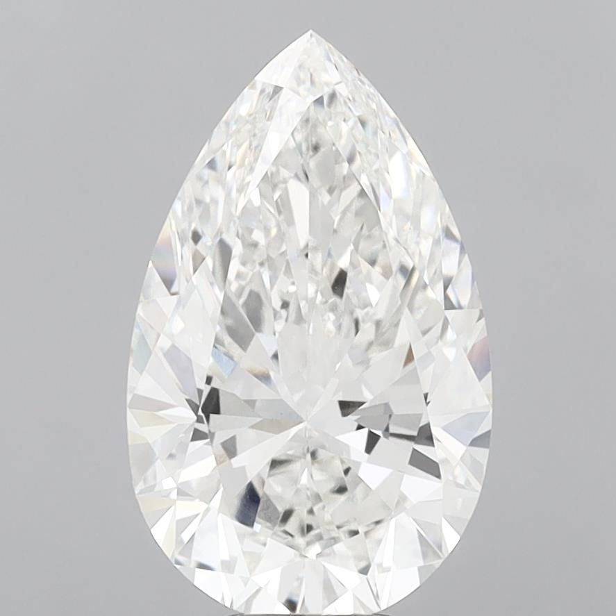 Lab-Grown Pear Diamond - 8.02 Carats, F Color, VS1 Clarity - Certified by IGI - Report Number: LG705511231