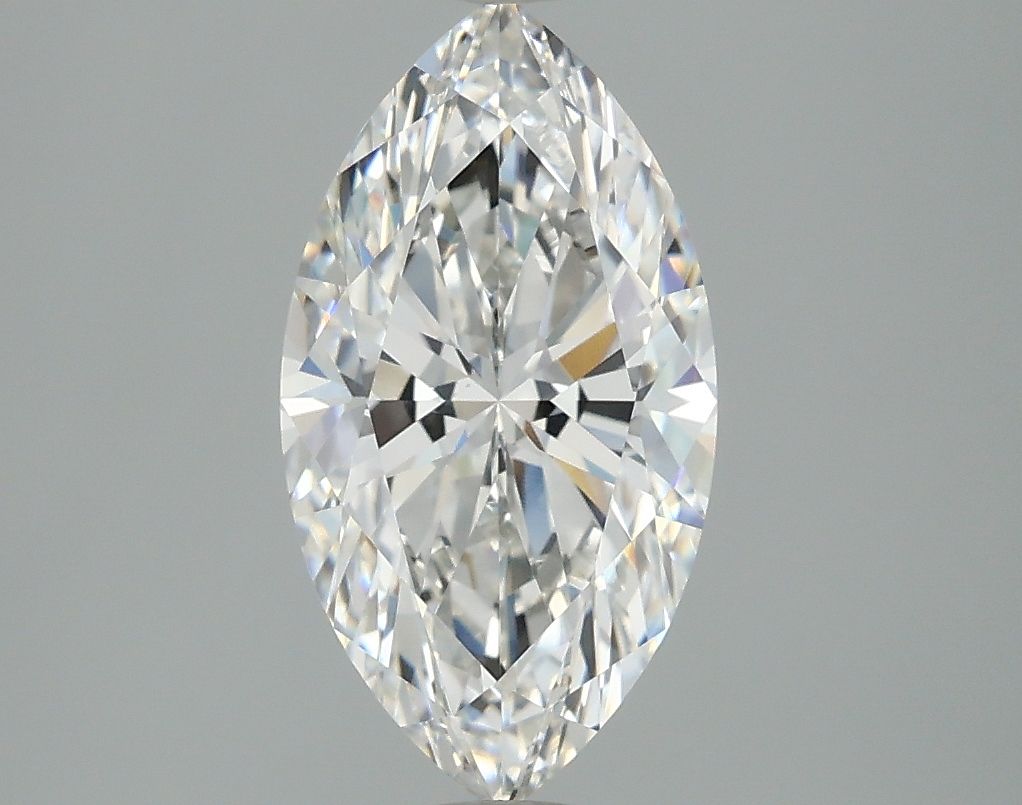 Lab-Grown Marquise Diamond - 1.96 Carats, F Color, VVS2 Clarity - Certified by IGI - Report Number: LG660489787