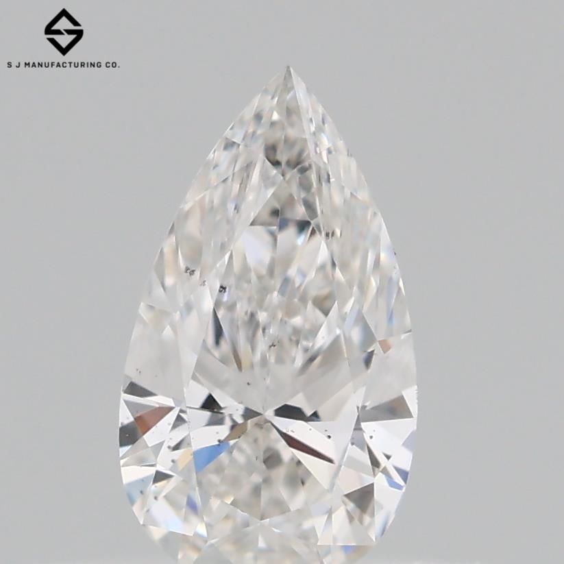 Lab-Grown Pear Diamond - 0.32 Carats, E Color, VS2 Clarity - Certified by IGI - Report Number: LG658497554
