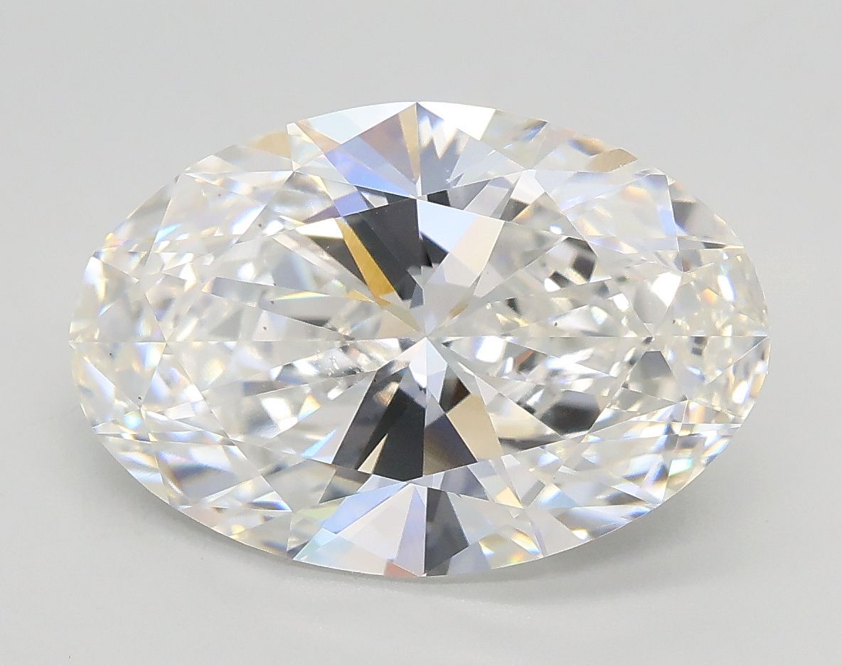 Lab-Grown Oval Diamond - 4.03 Carats, E Color, VS2 Clarity - Certified by IGI - Report Number: LG689569891