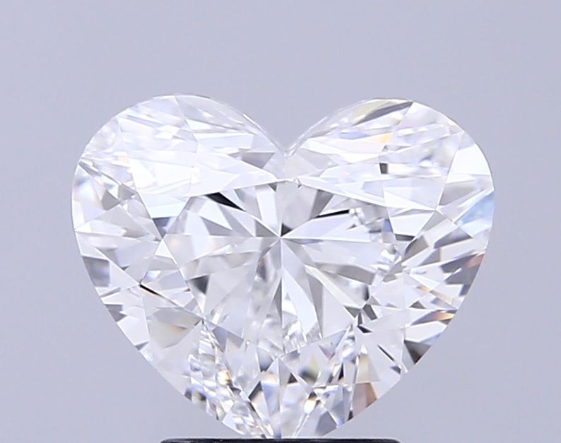 Lab-Grown Heart Diamond - 3.53 Carats, D Color, VVS2 Clarity - Certified by IGI - Report Number: LG678503732