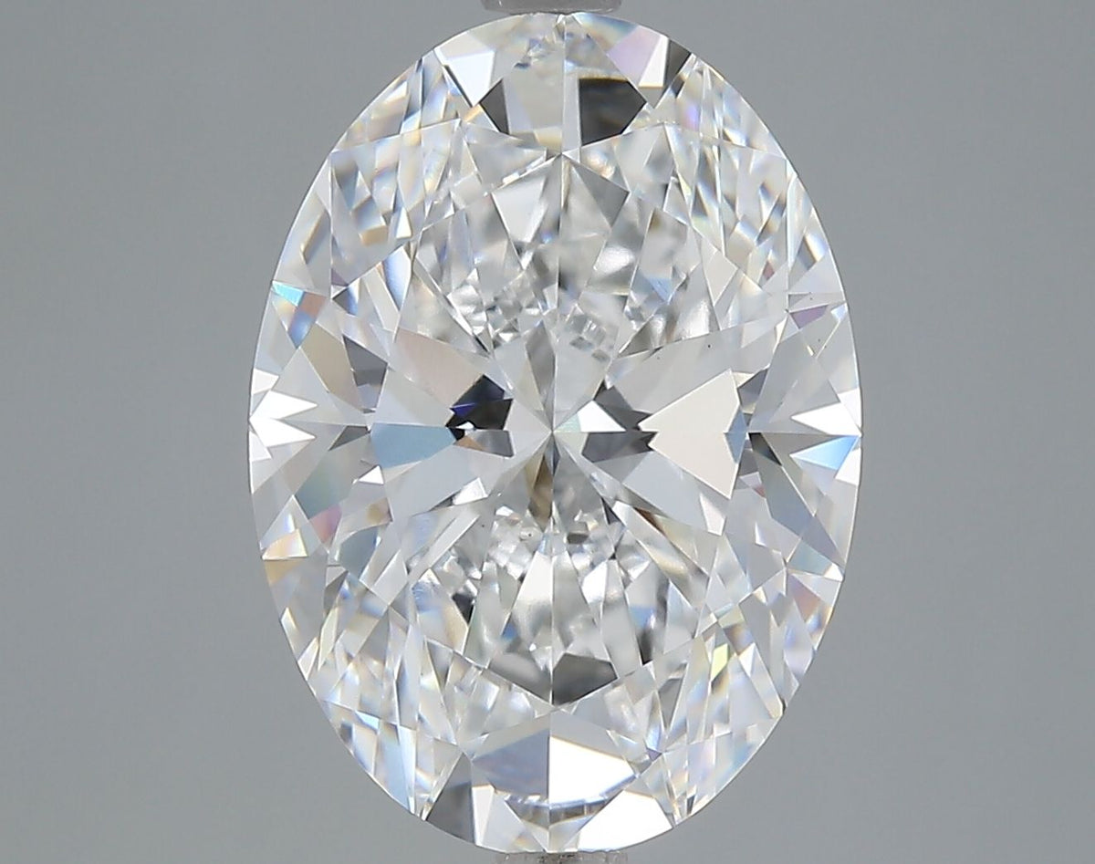 Lab-Grown Oval Diamond - 6.06 Carats, E Color, VS1 Clarity - Certified by IGI - Report Number: LG702524563