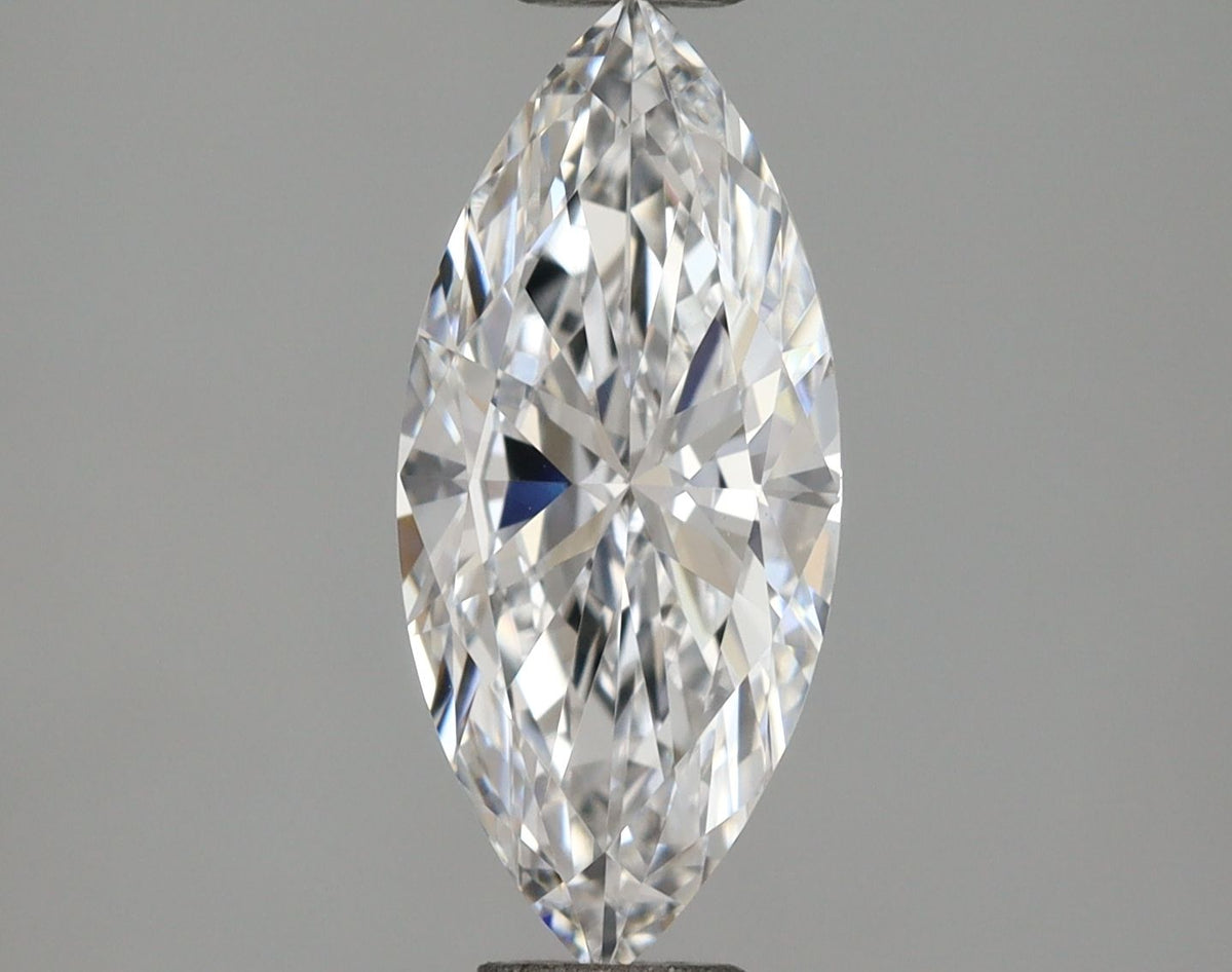 Lab-Grown Marquise Diamond - 0.99 Carats, D Color, VVS2 Clarity - Certified by IGI - Report Number: LG691592169