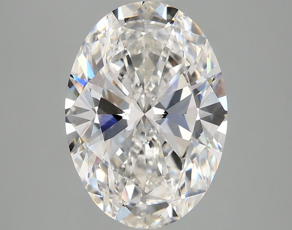 Lab-Grown Oval Diamond - 2.96 Carats, F Color, VVS2 Clarity - Certified by IGI - Report Number: LG687562892