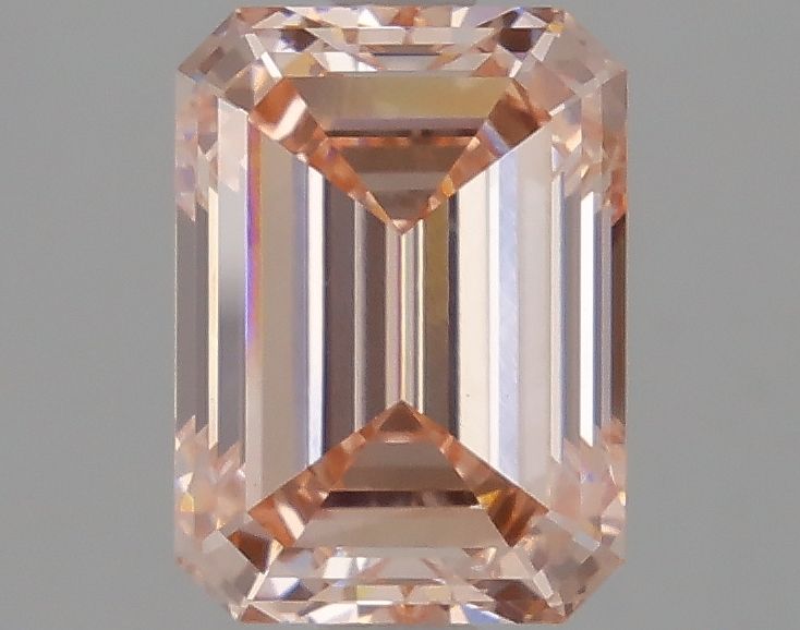 Lab-Grown Emerald Diamond - 2.59 Carats, Fancy Intense Pink Color, VS2 Clarity - Certified by IGI - Report Number: LG627467828