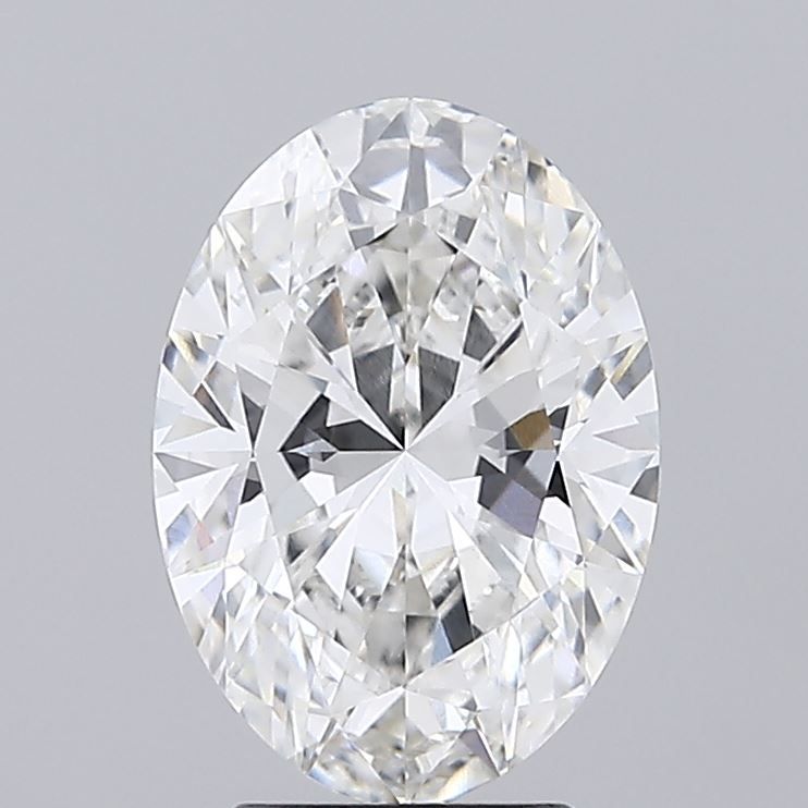 Lab-Grown Oval Diamond - 3.06 Carats, F Color, VVS2 Clarity - Certified by IGI - Report Number: LG691510497